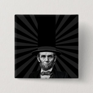 Abraham Lincoln Presidential Fashion Statement Pinback Button