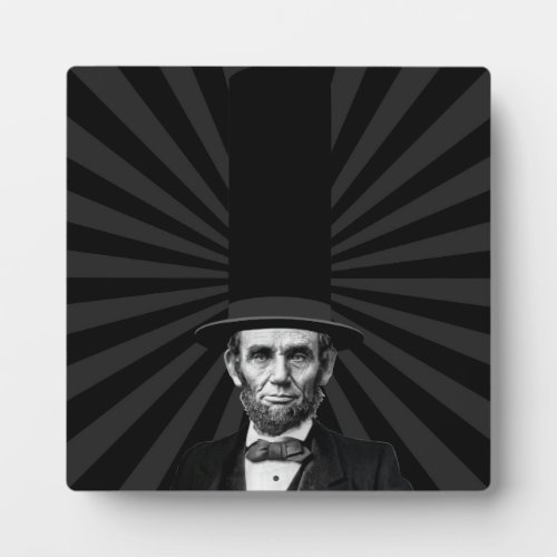 Abraham Lincoln Presidential Fashion Statement Plaque