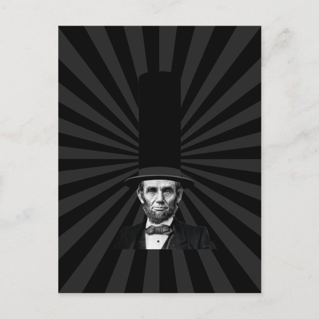 Abraham Lincoln Presidential Fashion Statement Postcard (Front)