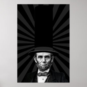 Abraham Lincoln Presidential Fashion Statement Poster