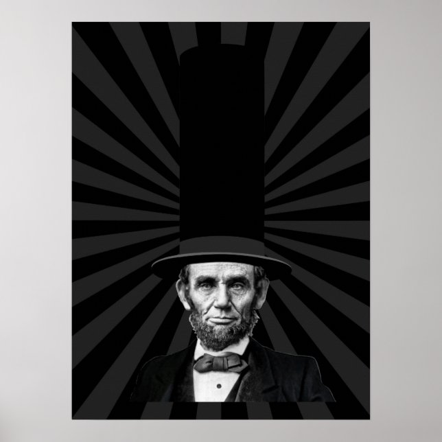 Abraham Lincoln Presidential Fashion Statement Poster (Front)