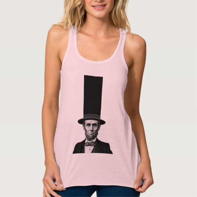 Abraham Lincoln Presidential Fashion Statement Tank Top (Front)