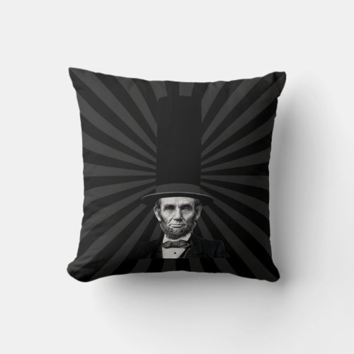 Abraham Lincoln Presidential Fashion Statement Throw Pillow
