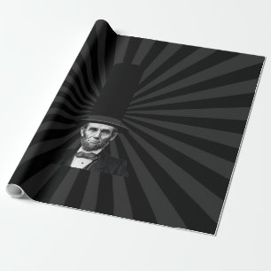 Abraham Lincoln Presidential Fashion Statement Wrapping Paper
