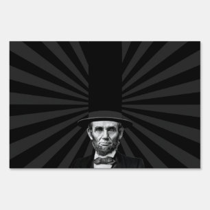 Abraham Lincoln Presidential Fashion Statement Yard Sign