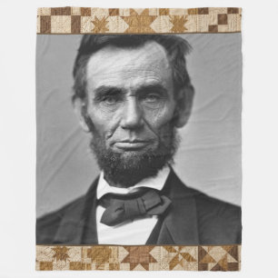 Abraham Lincoln Presidential Quilt Blanket
