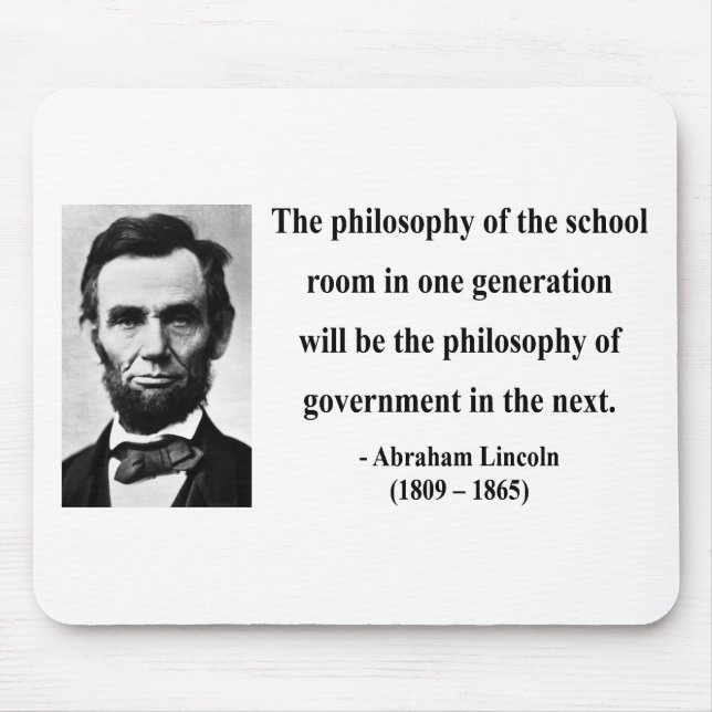 Abraham Lincoln Quote 11b Mouse Pad (Front)