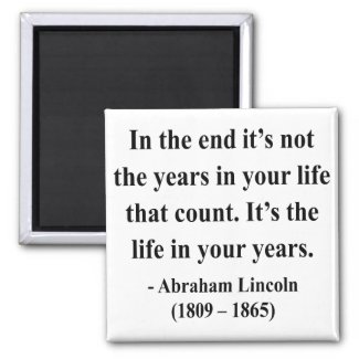 Abraham Lincoln Quote 2a magnet