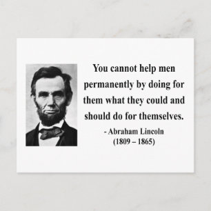 Abraham Lincoln Quote 4b Postcard