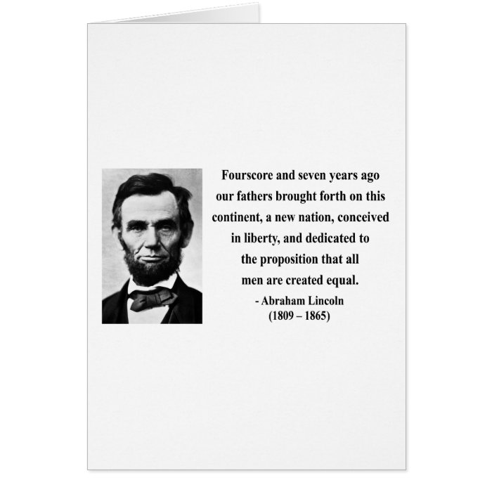 Abraham Lincoln Quote 5b Greeting Card