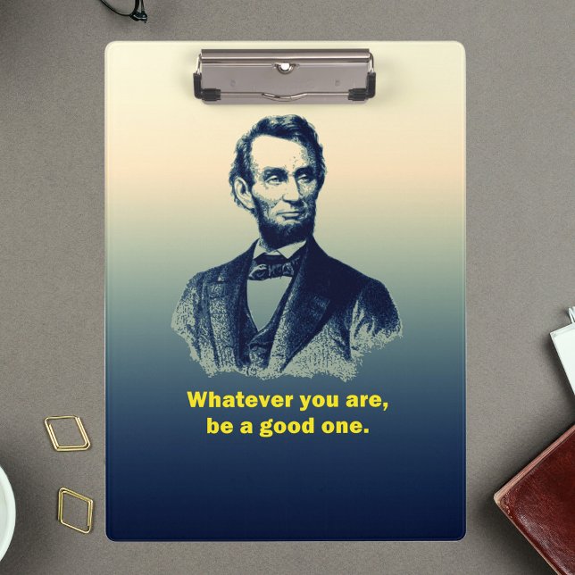 Abraham Lincoln Quote Clipboard (Creator Uploaded)