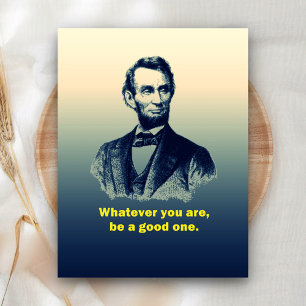 Abraham Lincoln Quote Postcard