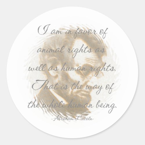 Abraham Lincoln Quote Stickers
