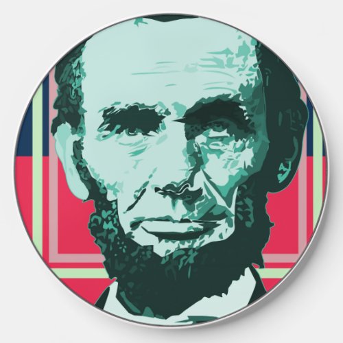 Abraham Lincoln _ Retro Wireless Charger