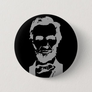 Abraham Lincoln silhouette Pinback Button