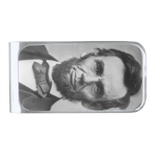 Abraham Lincoln Silver Finish Money Clip
