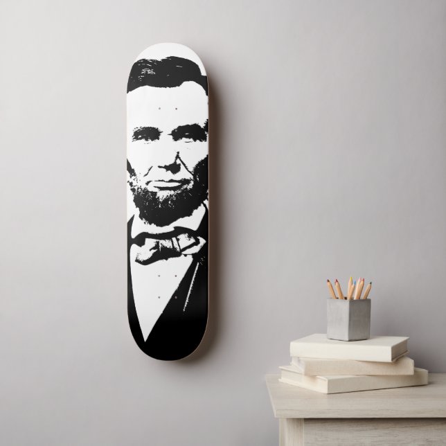 Abraham Lincoln Skateboard Deck (Wall Art)