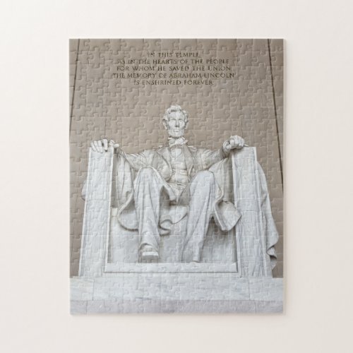Abraham Lincoln Statue Jigsaw Puzzle