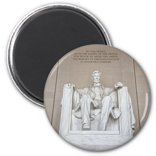 Abraham Lincoln Statue Magnet