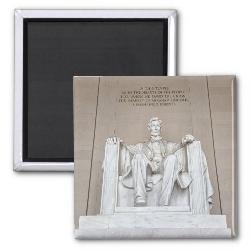 Abraham Lincoln Statue Magnet