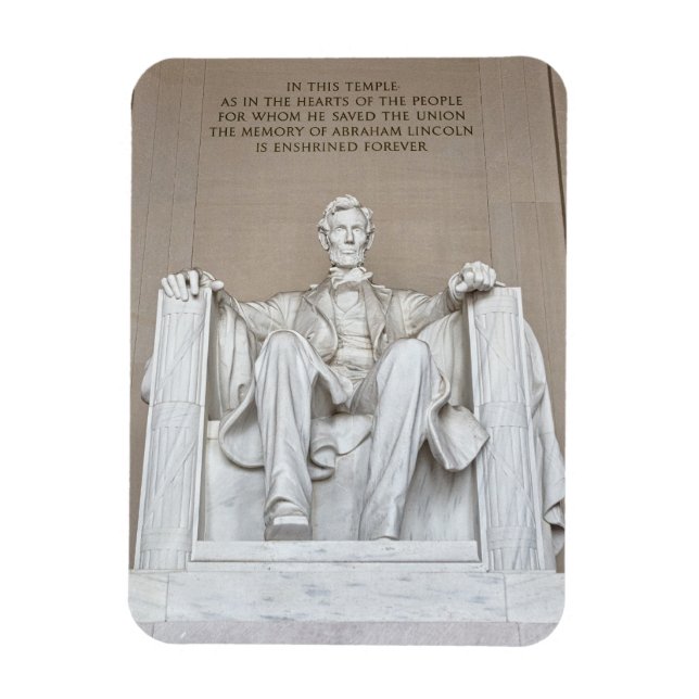 Abraham Lincoln Statue Magnet (Vertical)