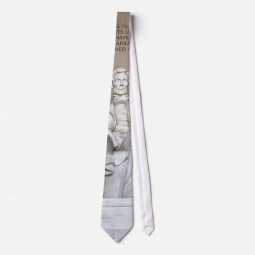 Abraham Lincoln Statue Neck Tie