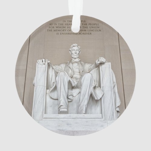 Abraham Lincoln Statue Ornament