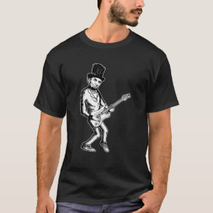 Abraham Lincoln t shirt Guitar Shirt Dad Rock star