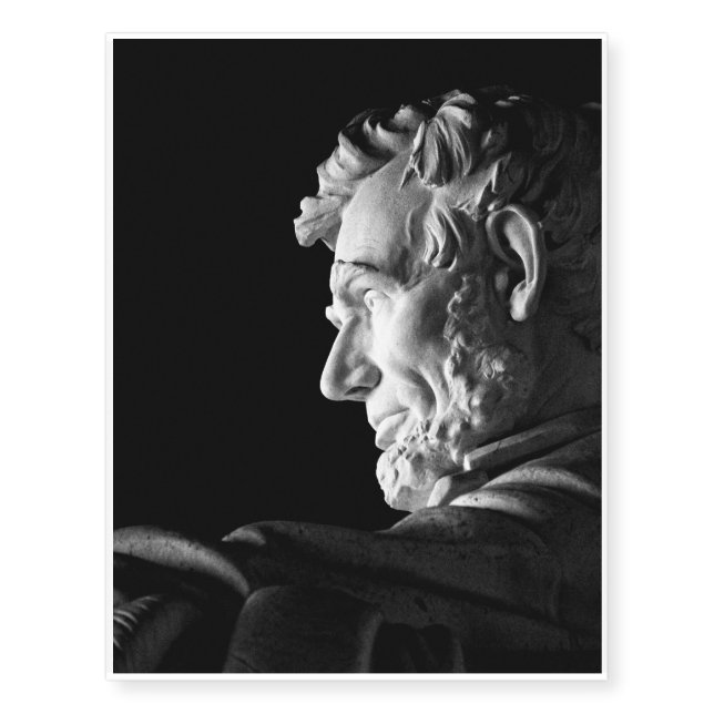 Abraham Lincoln Temporary Tattoos (Front)