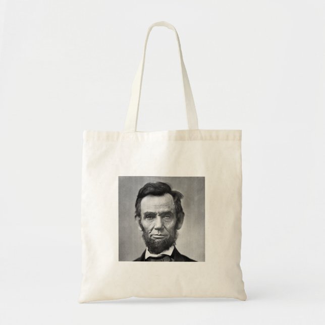 Abraham Lincoln Tote Bag (Front)