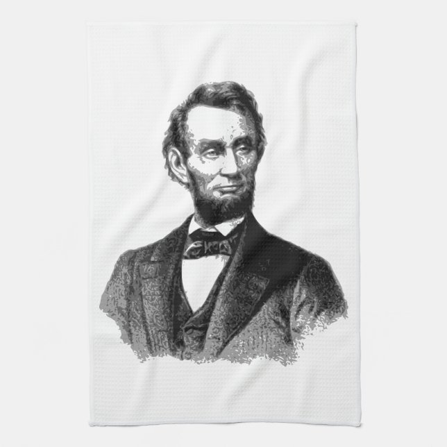 Abraham Lincoln Towel (Vertical)