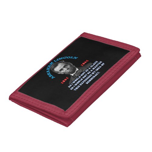 Abraham Lincoln Trifold Wallet