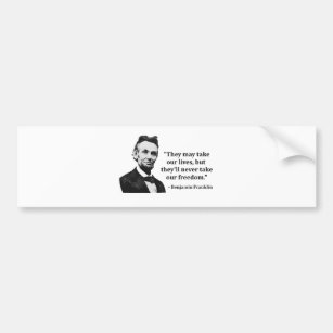 Abraham Lincoln Troll Quote Bumper Sticker