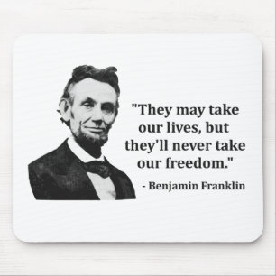 Abraham Lincoln Troll Quote Mouse Pad