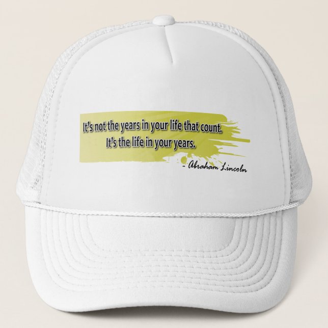 Abraham Lincoln Trucker Hat (Front)