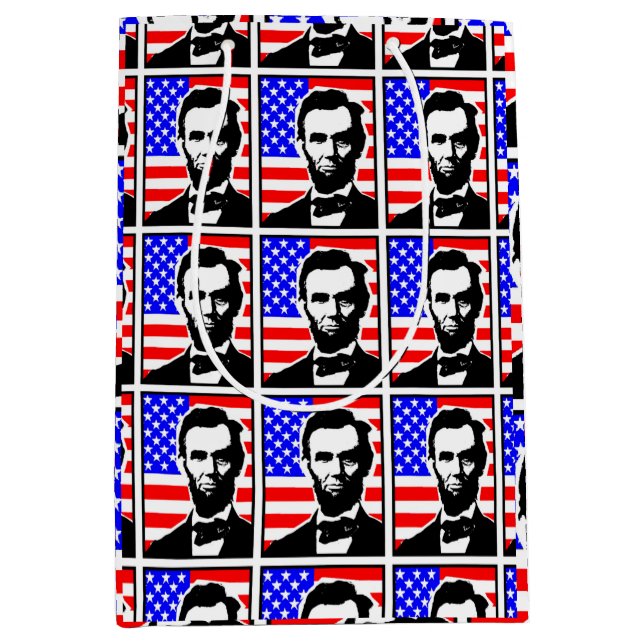 ABRAHAM LINCOLN-UNION    MEDIUM GIFT BAG (Front)