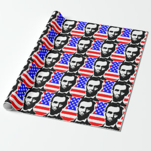 ABRAHAM LINCOLN-UNION WRAPPING PAPER