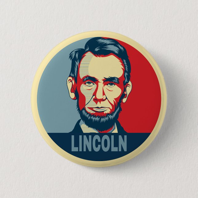 Abraham Lincoln USA President Hope Button (Front)