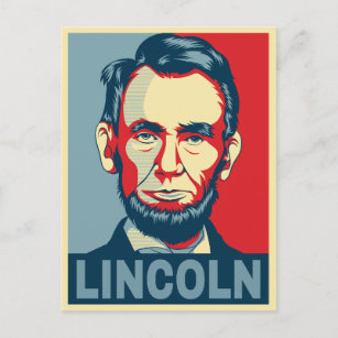 Abraham Lincoln USA President Hope Style Postcard