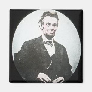 Abraham Lincoln Vintage Magic Lantern Slide Magnet