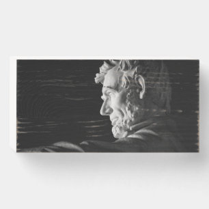 Abraham Lincoln Wooden Box Sign