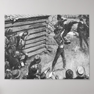 Abraham Lincoln Wrestling Poster