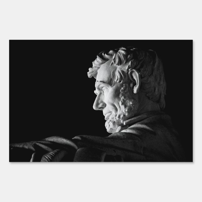 Abraham Lincoln Yard Sign (Front)