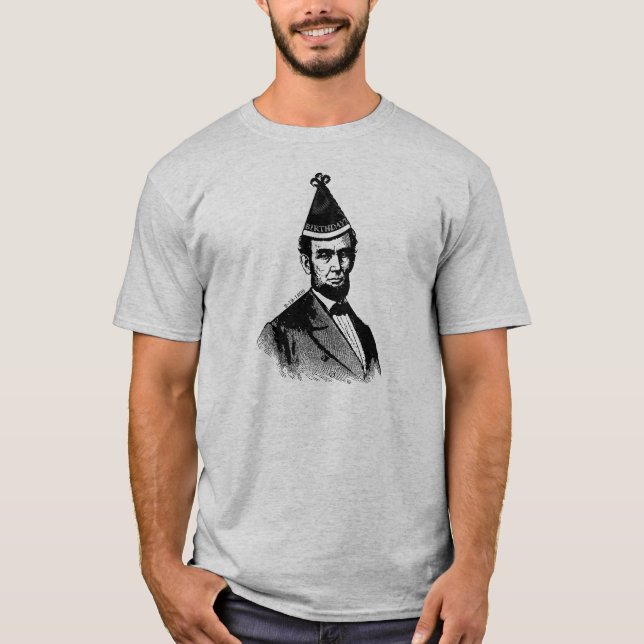 Abraham Lincoln's Birthday Bash Men's Shirt (Front)