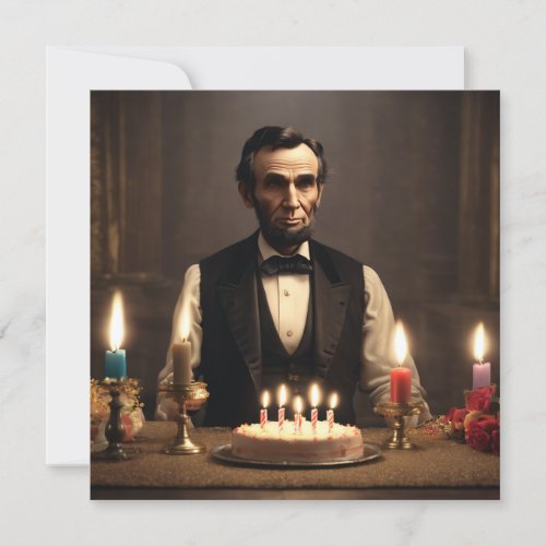 abraham lincolns birthday invitation