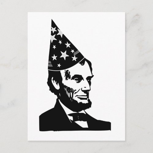 Abraham Lincolns Birthday Postcard