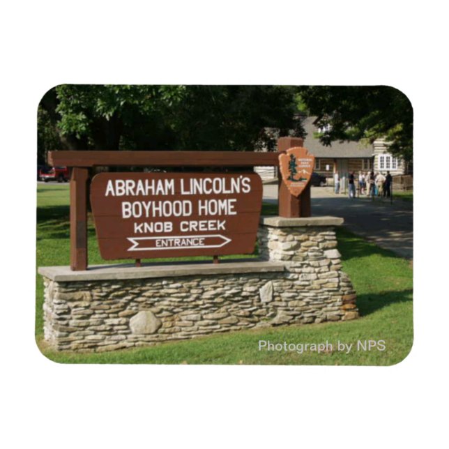 Abraham Lincoln's Boyhood Home Magnet (Horizontal)