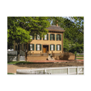 Abraham Lincoln's Home Postcard
