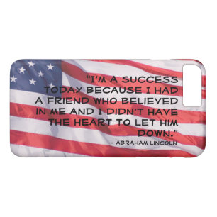 Abraham Lincoln's Quote on Success iPhone 8 Plus/7 Plus Case