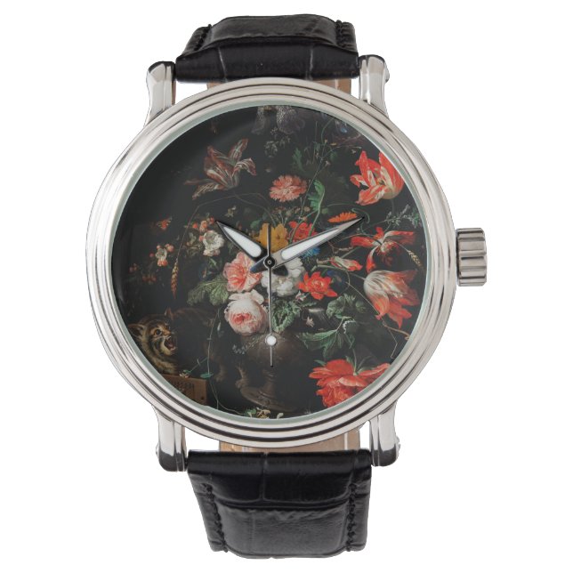 Abraham Mignon The Overturned Bouquet. Floral Watch (Front)